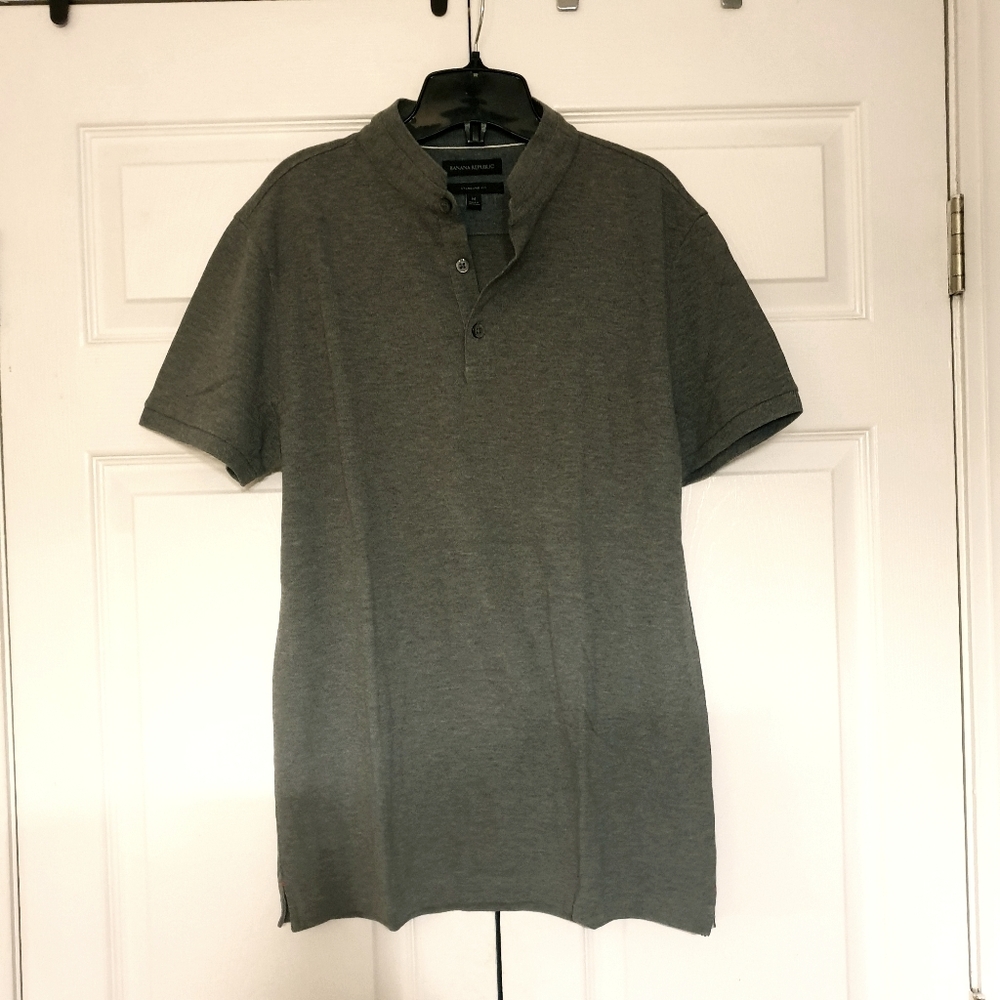 Mao Collar Polo - Picture 2 of 4